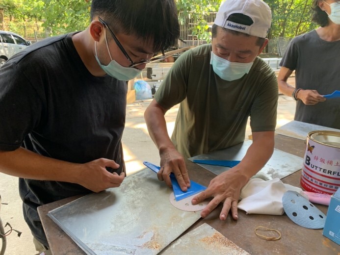 B-2（工作坊-視覺學院）：建築所－噴塗工作坊