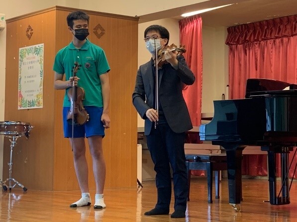 I：善盡社會責任：偏鄉藝術教育扎根與推廣(音樂系：臺中清水國中、雙十國中)