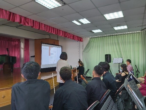 I：善盡社會責任：偏鄉藝術教育扎根與推廣(音樂系：臺中清水國中、雙十國中)