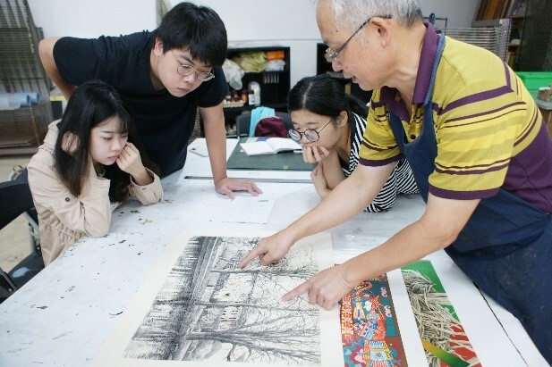Ｂ-2（工作坊-視覺學院）：造形所－石版技術工作坊