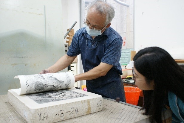 Ｂ-2（工作坊-視覺學院）：造形所－石版技術工作坊
