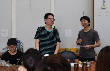 J：彌屾談材質藝術祭講座